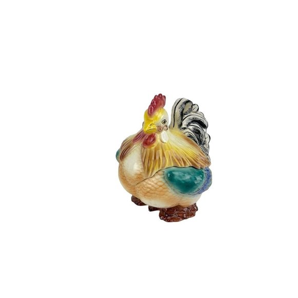 BDK Made in USA 238 Lidded Chicken Ceramic Mid Century Whimsical American Cerami - Picture 3 of 12